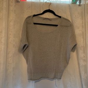 Athleta, Short-sleeve Knitted Pull Over, Cashmere